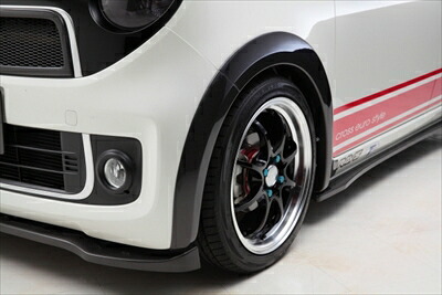 N-ONE JG1/2 CROSS EURO STYLE 660 9mm フェンダーアーチ FRP製 ゲルコート仕上げ|Autostyle