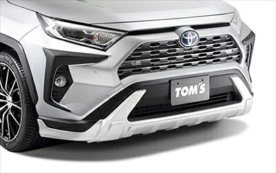RAV4 MXAA5#/AXAH5# フロントバンパーガーニッシュ 塗装済み(メタル調) 取付込｜Autostyle