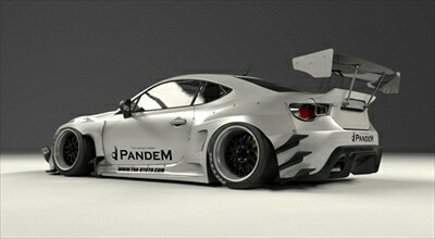 BRZ ZC6 パンデム バージョン3 リアフェンダー 塗装済み