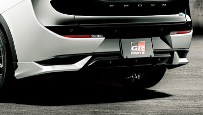 クラウン SH35系 GRリヤバンパースポイラー パノラミックビューモニター無車 メーカー塗装品 ブラック 取付込