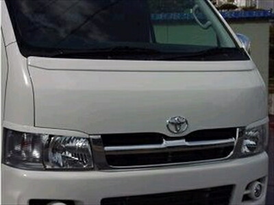 楽天市場】ハイエース 200系 ボンネットスポイラー 塗装済 ホワイト