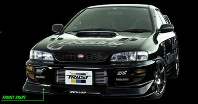 インプレッサ GC8 WRX フロントスカート Ver.5~(1998/9-2000/7)用|Autostyle