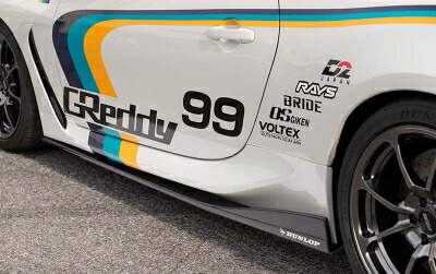 GR86 ZN8 GReddy × VOLTEX エアロキット サイドアンダーパネル FRP製 マットブラック塗装済 取付込