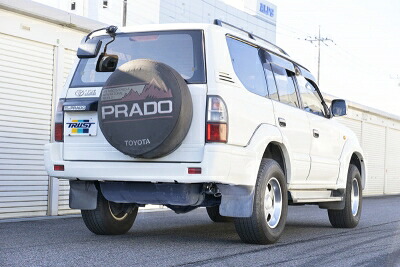 VZJ95W / RZJ95W ランドクルーザー プラド 後期 GReddy クロスエキゾースト N-Style リア部