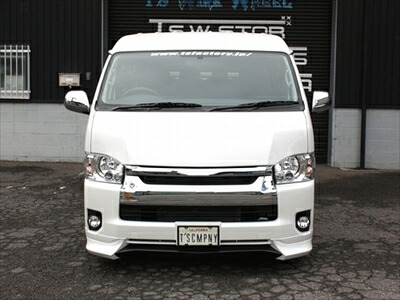 ハイエース 200系 ワイドボディ 4-8型(2013/12-2025/01) TPD フロントスポイラー 素地 塗装済｜Autostyle