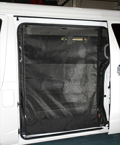 ハイエースバン 200系 S-GL ワイドボディ ミドルルーフ 防虫ネット 右側サイド 1面 ｢長納期商品｣