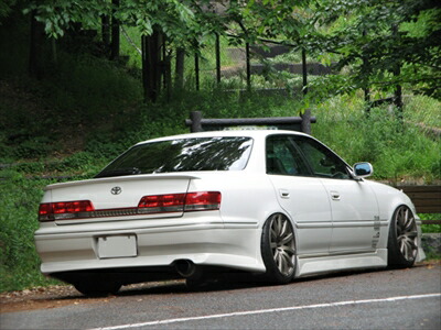 X_マーク2後期(JZX100)元穴無トランク【269T】 Weldシルバーカーボントランク JZX100マーク２後期 [(有)ウエルド]
