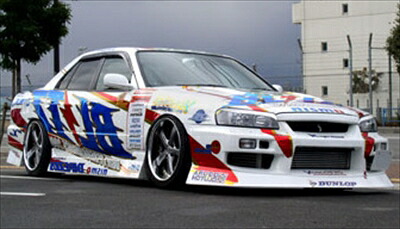 スカイラインセダン R34 D1 SPEC2 フロントバンパースポイラー