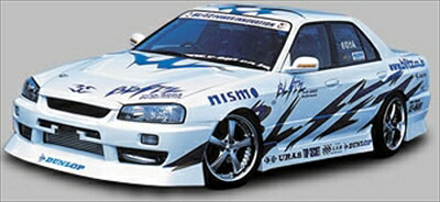 スカイラインセダン R34 D1 SPEC2 リアワイドフェンダー (ドア部単品) 塗装済み
