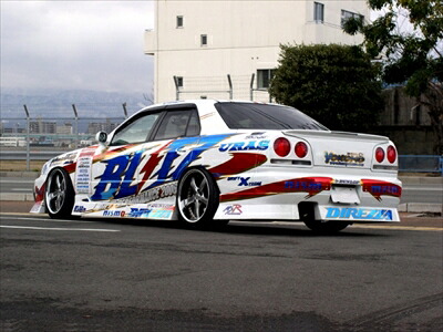 スカイラインセダン R34 D1 SPEC2 リアバンパースポイラー 塗装済み