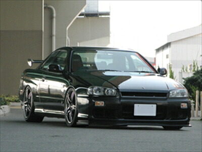 スカイラインセダン R34 前期 スポーツリップ フロントスポイラー HBカーボン製