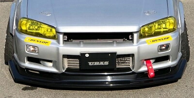 R34 スカイライン ヘッドライトカバー ライトイエロー