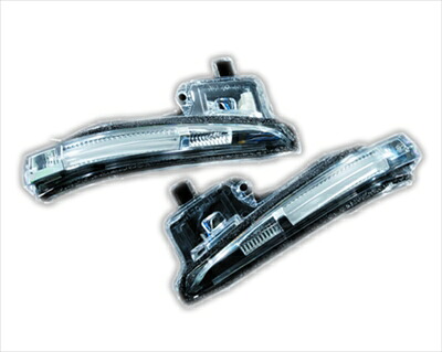 ハリアー 60系 JEWEL LEDドアミラーウインカー トヨタ タイプ5 「クリア/クロームレンズ」 「ホワイトマーカー」|Autostyle