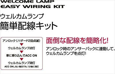 エルグランド E52 ジュエルLEDドアミラーウインカー専用 ウェルカムランプ簡単配線キット タイプA 塗装済み|Autostyle
