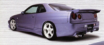 スカイライン R34 GTS C-I リアウイング（ドラックウイングタイプ） 塗装済み