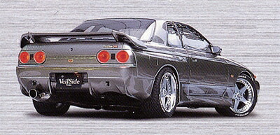 スカイライン GT-R R32 C-I リアウイング 塗装取付込