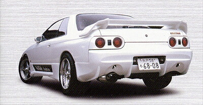 スカイライン R32 GTS C-I リアウイング 塗装取付込