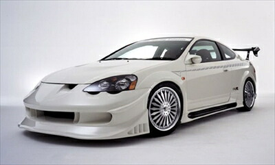 インテグラ DC5 Racing Edition FRPボンネット 塗装取付込