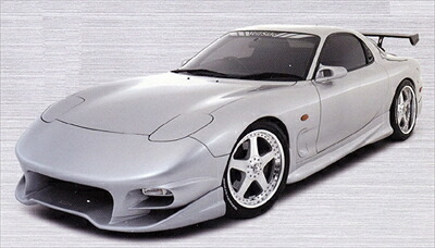 RX-7 FD3S C-II サイドスカート 塗装取付込