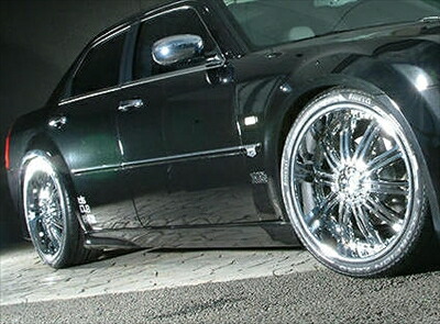クライスラー 300C USA サイドスカート カーボン製 塗装済み