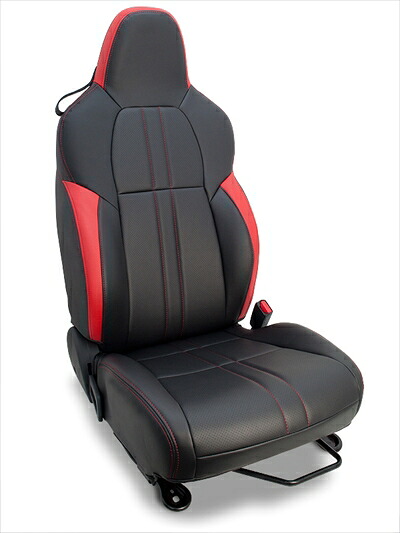 S660 JW5 G BASE デザインシートカバー カラー：ブラック x レッド｜Autostyle