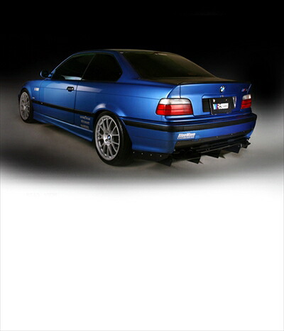VRS E36 M3 REAR UNDER SKIRT カーボン製 クリア塗装済み