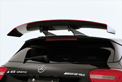 A45 AMG REAR WING FRP+CARBON 塗装済み