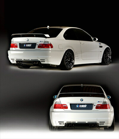 VRS E46 M3・CSL street version REAR UNDER SKIRT ｽﾘｯﾄﾀﾞｸﾄ付き カーボン＋FRP製 塗装取付込