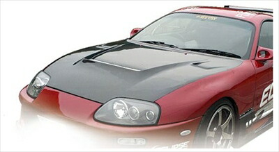 スープラ JZA80 COOLING BONNET 専用ﾀﾞｸﾄｶﾊﾞ-付き FRP