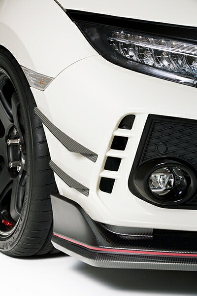 シビック TYPE R FK8 ARISING-I カナード ノーマルバンパー用 取付込