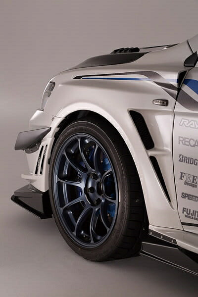 ランサーエボリューション 10 EVO X 2014 Ver.Ultimate FRONT FENDER+EXTENSION COVER for VARIS F/B