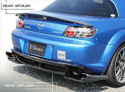 RX-8 REAR SPOILER　 カーボン製 取付込
