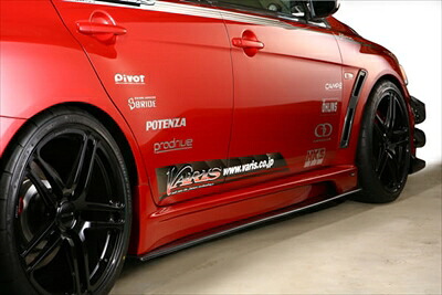 ランサーエボリューション 10 CZ4A 2014Version SIDE SKIRT アンダー部カーボン 塗装取付込｜Autostyle