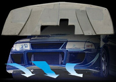 ランサーエボリューション V・VI.・TM FRONT UNDER DIFFUSER Ver1 VARISﾌﾛﾝﾄﾊﾞﾝﾊﾟ-専用品(純正ﾊﾞﾝﾊﾟ-装着不可) FRP