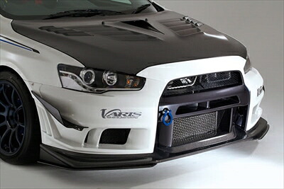 ランサーエボリューション 10 EVO X 2014 Ver.Ultimate FRONT BUMPER ver２＋UNDER LIP S耐Ver. FRP＋LIP FRP 塗装済み