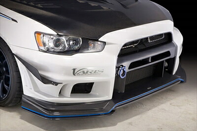 ランサーエボリューション 10 CZ4A 2014Version FRONT BUMPER ver２＋UNDER LIP SPOILER Ver２ FRP＋LIP FRP 塗装取付込