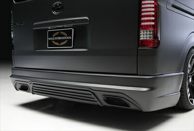 ハイエース　リヤバンパー 楽天市場】ハイエース/レジアスエース 200系 (H25.12〜) EXECUITIVE