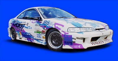 イングス インテグラ DC2 サイドステップ ハイブリットエアロ 未塗装 ings N-SPEC エヌスペック イングス インテグラ DC2 3点セット ハイブリットエアロ 未塗装 ings N