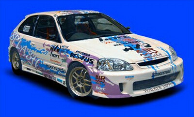 CIVIC (EK4/9) フロントバンパースポイラー 後期（1998/9～2000/8） 塗装取付込｜Autostyle