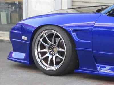180SX GLARE SDワイドフェンダー 左右セット(フロント) 片側30mm 塗装済み|Autostyle