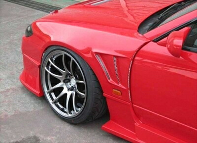 シルビア S15 GTフロントワイドフェンダー左右セット 片側30mmワイド 塗装済み｜Autostyle