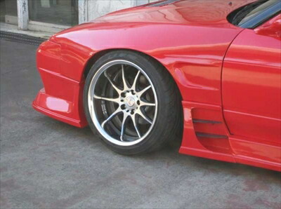 180sx フロント ワイドフェンダー 20mm？ 楽天市場】180SX +20mm フロントフェンダー シングルダクト 左右