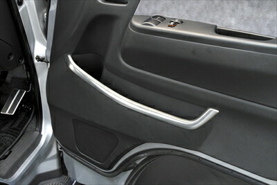 ハイエース 200系 標準ボディ フロントドアポケットモール リアルカーボン調