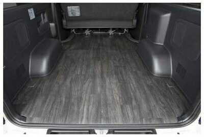 ハイエース 200系 1~4型 ワイドボディ S-GL用 クッションフロアマット 黒カリン/ロングタイプ|Autostyle