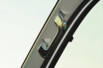 NV350キャラバン ビレットインテリアグラブハンドル クローム仕上げ画像