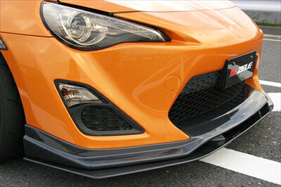86 ZN6前期用（-2016/6） フロントリップスポイラー ウェットカーボン製 クリア塗装済み｜Autostyle