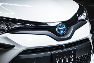 C-HR 後期 ZYX10/NGX50 LUV LINE フロントグリルガーニッシュ 塗装済 単色塗装/ブラックマイカ/209