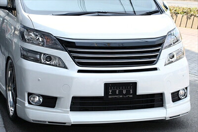 ヴェルファイア H2# 後期 V/Xグレード GLACE LINE フロントハーフスポイラー FRP製 塗装済み