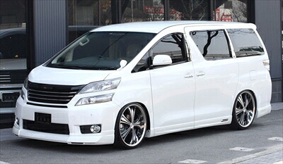 ヴェルファイア H2# 後期 V/Xグレード GLACE LINE 3点セット マフラーレス ﾌﾞﾗｯｸ(202)塗装済
