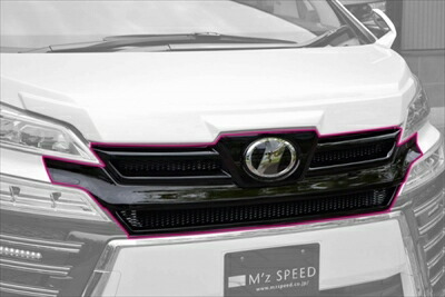 ヴェルファイア 30系 後期 Zグレード GRACE LINE フロントグリル カメラ付き車用 FRP製